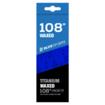 Blue Sports Wax Hockey Laces Royal Blue