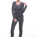 Xamas Classic Griffon Sports Leggings Grey stripes