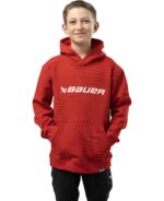 Bauer Graphic Stripe Hoody Ho23 Yth Red (S-L) - Afbeelding 2