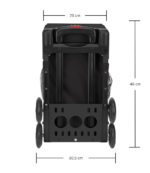 ZÜCA Black XO Black Trim - Padel tas - Afbeelding 4