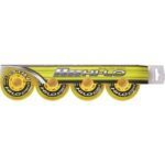Hi-Lo Street Yel Wheel Outdoor 4Pk 82A 80mm