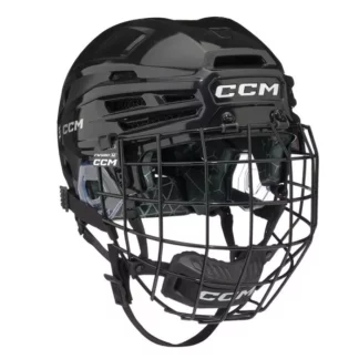 CCM FTW IJshockeyhelm Combo Black Senior