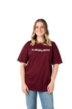 BAUER Everyday Tee Maroon - Afbeelding 2