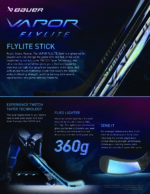 Bauer S25 VAPOR FLYLITE GRIP STICK Int. P92 - Afbeelding 4