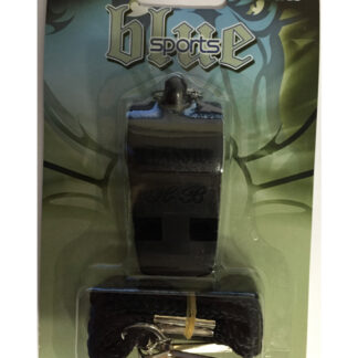 Blue Sports Whistle With Lanyard