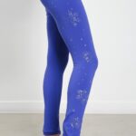 XAMAS Snowflakes Trendy Mid-high Waist Skating Pants