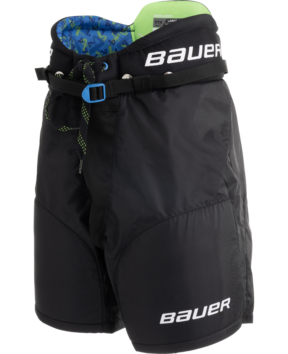 1063714_BTH24_PROTECTIVE_PANT_BAUERX_YTH_catalog-front-threequarter_REV.jpg Bauer Hockey Pants Bauer X Yth Blk s24 - Afbeelding 1