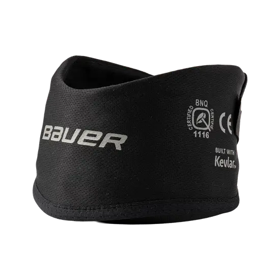 1066465_S25_APPAREL_BODYGUARD_NECKGUARD_COLLAR_YTH_BLK_catalog_Web.png Bauer Bodyguard Collar Neckguard Yth s25 - Afbeelding 1